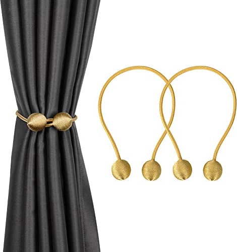 Vorhang Raffhalter, Nein Magnetische Vorhang Raffhalter, Arbitrary Twisted Deformation Gardinen Raffhalter Weben Vorhänge Halter Schnallen Vorhang Binder Gardinenhalter für Haus Dekoration 2 Stück