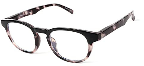 Baytion Gafas Luz Azul Mujer y Hombre, Gafas Ordenador Ligero Montura Filtro de Luz Azul para Oficina, Juegos, TV, Sin Graduación