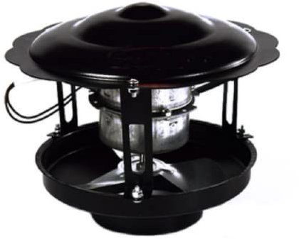 Extractor humo para el hogar, ventilador chimenea, extractor polvo, ventilador tiro inducido por chimenea, hogar, cabaña, estufa, chimenea, extractor de humo, ventilador 50W / 60W / 100W,Caliber 135mm