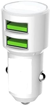 Xtabarya C309 Dual USB Auto oplader 3.6A met 1 Meter USB Kabel geschikt voor o.a iPhone 5 5S 5C SE 6 6S 7 8 Plus X XS XR Max iPod touch 5 6