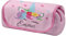 Personalisierte Mäppchen Federtasche mit Namen Schlamperbox Federmäppchen mit Klettverschluss Klappe Schüleretui Stiftemappe mit Zwei Reißverschlüssen Unicorn 2D [151]