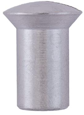 20 Stück Hülsenmuttern M4 x 12 mm Edelstahl A1 | Linsenkopf & Schlitz | Gewindehülsen | Verbindungsmuttern | Techtanium