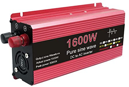 Bexdug DC-AC-Wechselrichter,Wechselrichter Auto - DC 12V bis 220V AC-Konverter und Power Car Inverter USB-Anschlüsse Schnelllade-Autoladegerät