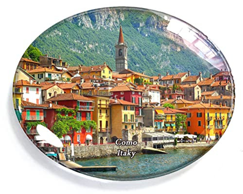 Como Itaky Magnet für Kühlschrank, Gefrierschrank, Souvenir, Dekorationen, oval, Kristallmagnet, Küche, Whiteboard