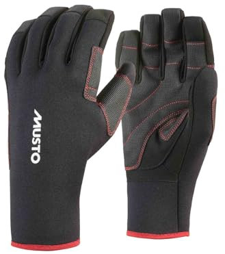 Musto, Segelhandschuhe, Performance Allwetterhandschuhe, schwarz XL