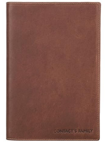 TsoLay Retro Leder Buchumschlag Sleeve Protector mit Stifthalter Business Notizblock Notizbuch Buch Hülle Büro Schulbedarf Langlebig A5