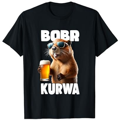 BOBR KURWA X BIERBER BIBER KURWA X LECKER BIERCHEN Bier T-Shirt