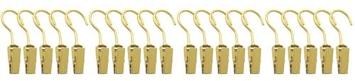 PRETYZOOM 20piezas Clips De Secado De Ropa Colgadores De Multifuncionales para Pantalones Faldas y Portátiles y para Doméstico y