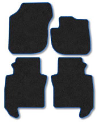 Honda HR-V (2021+) [Full Hybrid] Carpet Car Mats | Blue Edge Trim Tailored Fit Floor Mats Full Coverage Protection Accessories Easy Clean Anti Slip Made in the UK