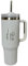Personalisierter Edelstahl Thermo Trinkbecher mit Lasergravur – 1,1L/40oz Isolierter Tumbler Cup mit Strohhalm – Für Heiß- & Kaltgetränke – Einzigartige Geschenkidee (Weiß)