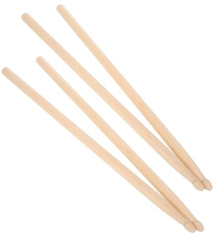 ibasenice 2paires Baguette De Batterie Bois Pour Percussions Acoustiques Ou Jazz Lot De Accessoires De Batterie Pour Débutants Et Étudiants