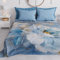 PETTI Artigiani Italiani - Copriletto Matrimoniale Primavera Estate, Coperta Leggera Matrimoniale, Lenzuola Copriletto, Floreale 13 100% Made in Italy