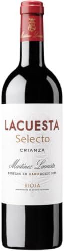 Martinez Lacuesta Vino Selecto Crianza Cuvée, 75 cl, Pack de 6 Botellas - Cosecha 2022