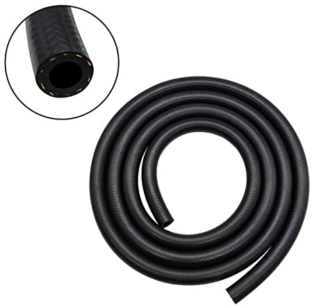 YSIL 5/16(8mm) ID×9/16(14mm) OD 20FT NBR Rubber Fuel Line Hose Transmission Push on Lock Tube for Systems Engines 300PSI