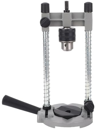Spacnana Portable Drill Guidee, Multi Angle Drill Press Attachment with Adjustable Depth Stop and Spring Loaded Control, for Straight or Angled Drilling on Wood