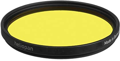 Heliopan 703704 Dunkelgelb-Filter, 37 mm, Gelb