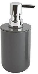 MSV Seifenspender Inagua Flüssigseifen-Spender, Fassungsvermögen 7 x 7 x 16 cm - Grau