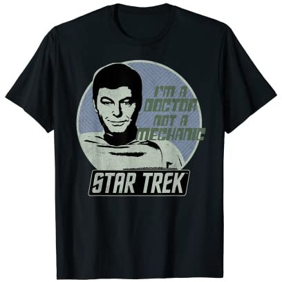 Star Trek Original Series McCoy I'm A Doctor Retro T-Shirt T-Shirt