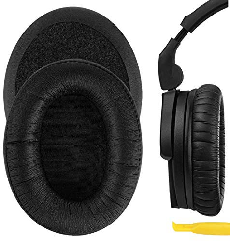 Geekria QuickFit Protein Leather Ersatz-Ohrpolster für Kopfhörer for HD280 HD280-Pro HD281 HMD280 HMD281 Ear Pad, Ohrpolster, Earpads Repalcemen (Schwarz)