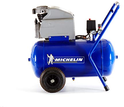 MICHELIN Luftkompressor MCX50-50 Liter Tank - 1,5 kW Motor - Maximaler Druck 10 bar - Luftstrom 170 l/min - 10,2 m³/h