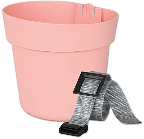 Geli Conny Hängetopf + Befestigung Geländertopf Blumentopf Hängend Pastell Pink