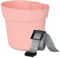 Geli Conny Hängetopf + Befestigung Geländertopf Blumentopf Hängend Pastell Pink
