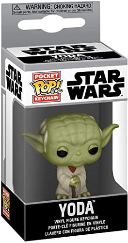 Funko Pop! Keychain: Star Wars - Yoda- Mini-figurine en Vinyle à Collectionner Porte-clés Fantaisie - Cadeau de Noël - Idée de Cadeau - Produits Officiels - Movies Fans - Mini-figurine