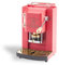 Faber PRO Total Deluxe Coffee Machine with Brass Finishing with Pods in Ese Paper 44 mm (Coral Pink)