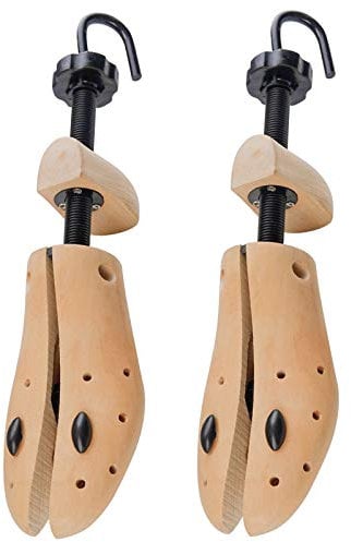 LINONI Schuhdehner Schuhweiter Herren und Damen für Einstellbare Länge und Breite Schuhstrecker,Natural,M(41~46)