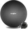 MAXXIVA® Gymnastikball Anti-Burst mit Luftpumpe bis 250 kg hautfreundlicher Sitzball Reha Hometraining Balanceball Yoga Pilates Sport Fitnessball (65 cm, Schwarz)