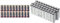 Panasonic CR123A - 3V Lithium Battery - Pack of 20 Bulk Batteries & Amazon Basics AA Alkaline Batteries, Industrial Double A, 5-Year Shelf Life, 40-Pack