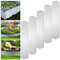 Yakimz Bordure de pelouse en métal - 10 m - 10 pièces - Galvanisé - 100 x 15 cm - Pour plantes de jardin, cultures florales