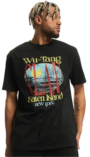 Mister Tee Herren Mt2088-wu Tang Staten Island Oversize Tee T-Shirt