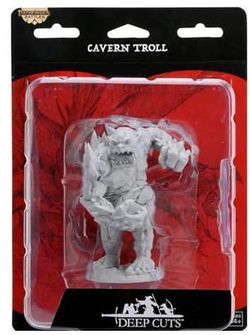 Pathfinder Deep Cuts Unpainted Miniatures | Cavern Troll