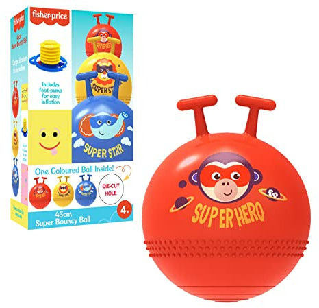 DEQUBE - Fisher Price Balle à Sauter avec poignée (920D00085)