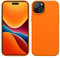 kwmobile Cover per Apple iPhone 15 Plus Custodia - Back Case Antiurto Bordo Rialzato - in Silicone TPU Flessibile - arancia fruttata