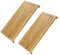 Kesper - 2 Stück Schneide- und Abdeckplatte - Bambusholz - 54 x 28 x 4 cm - große und robuste Herdabdeckung mit Saftrinne - ideal auch als Schneidunterlage oder Servierbrett