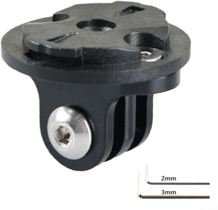 Adapter für Garmin, konvertiert Fahrradcomputer in GoPro-Halterung (männlich)