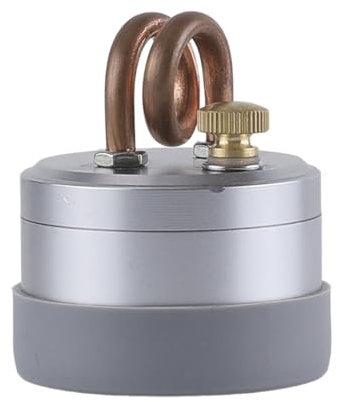 harayaa Spirituskocher Spiritusbrenner Spirituskocher Brenner Mini Spirituskocher Brenner zum Backen, Silber mit Pad