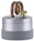 harayaa Spirituskocher Spiritusbrenner Spirituskocher Brenner Mini Spirituskocher Brenner zum Backen, Silber mit Pad