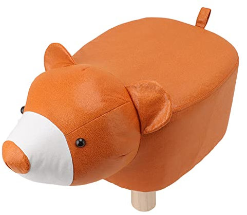 Haofy Niedlicher Tier-Fußhocker mit weich gepolstertem Kissen für Kinder und Erwachsene (#5)