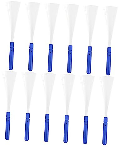 Yardwe 12 Uds De Flash De Fibra Óptica Palo Luminoso para Concierto Palos Luminosos LED para Fiesta Varita Luminosa para Fiesta Palos De Fibra Óptica Palos Luminosos LED De