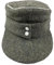 M1943 Wollmütze WWII Deutscher Offizier Berg Wollmütze Herren Winter Outdoor Warme Mütze D-Day Cap WW2, Grün , 7 3/8