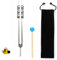 NEWFUN Stimmgabel,Stimmgabel Neurologie,32-Hz-Stimmgabel mit Hammer Diagnostic Health Tool, Für Klangtherapie Gewichtete Stimmgabel Geeignet für Meditation, Anti-Kompression