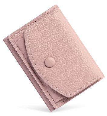 SENDEFN Geldbörse Damen klein Mini Geldbeutel Damen Leder, Kleines Portemonnaie Damen, Kreditkartenetui mit RFID Schutz für Frauen Mädchen