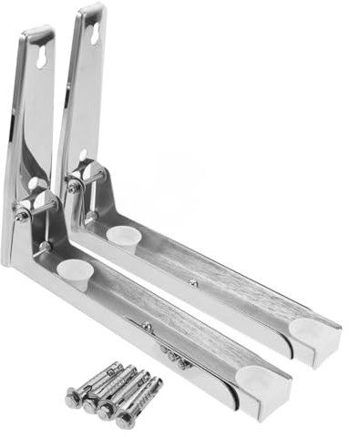 Cabilock 1paire Support Mural Rétractable Acier Inoxydable Pour Micro-ondes Étagère De Cuisine Pratique Et Économique Espace Installation Facile Et Organisateur De Rangement Pour