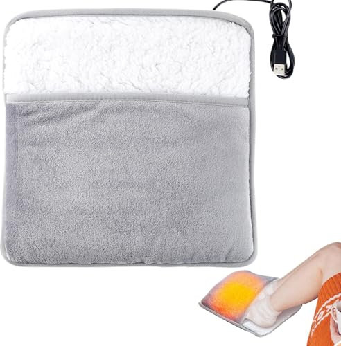 Yonuaret Foot Warmers for Feet - Electric Heated Foot Warmer Pad | Washable Electric Foot Warmer Cushion for Christmas, Birthday, Thanksgiving Day