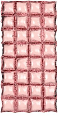 PARTYDECO Rideau de Ballons Rose Gold 55 x 110 cm - Rose
