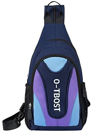Taschen Zubehör Nähen Gürteltasche Wasserdichte Gürteltasche Brusttasche mit doppeltem Verwendungszweck Reiserucksack Multifunktionale Rucksäcke Taschen Bemalen Für Kinder (Purple, One Size)