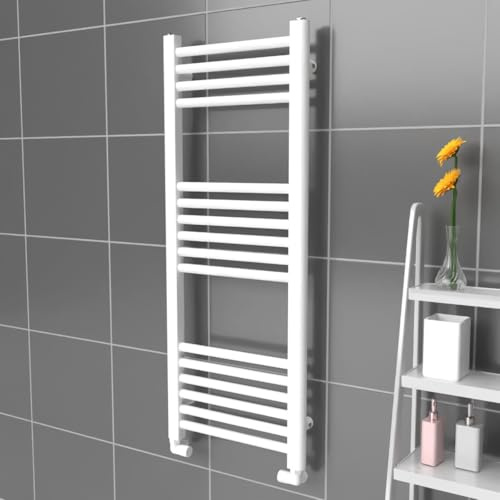Lux Heat White Ladder Towel Radiator 1000mm (H) x 400mm (W)